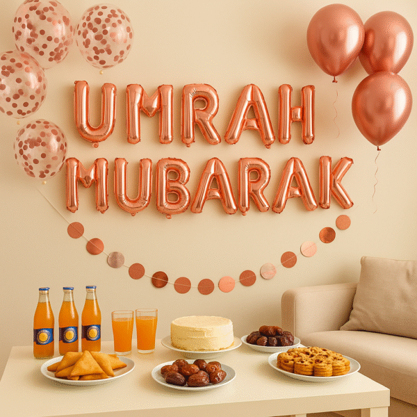 Kit Umrah Mubarak Rose Gold