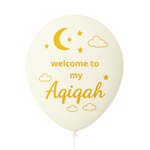 10 ballons Welcome to my Aqiqah