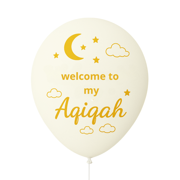 10 ballons Welcome to my Aqiqah