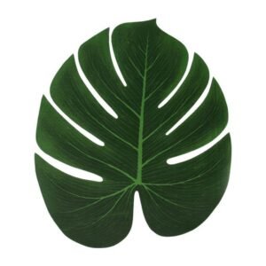 12 Feuilles de Monstera 33cm