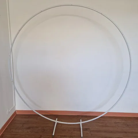 Arche ronde blanche – 1,80 m – Image 2